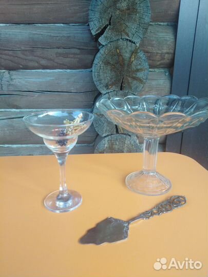 Ваза для фруктов на ножке СССР