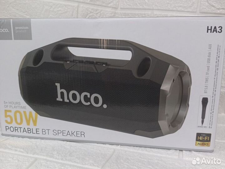 Блютуз колонка Hoco HA3 50W