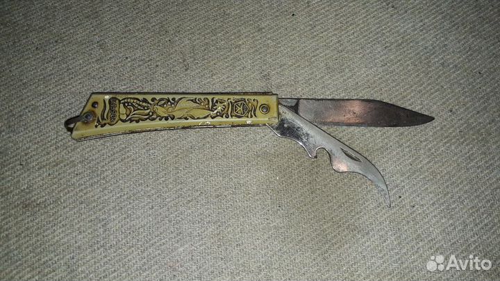 Складной нож СССР Русалка 2 предмета