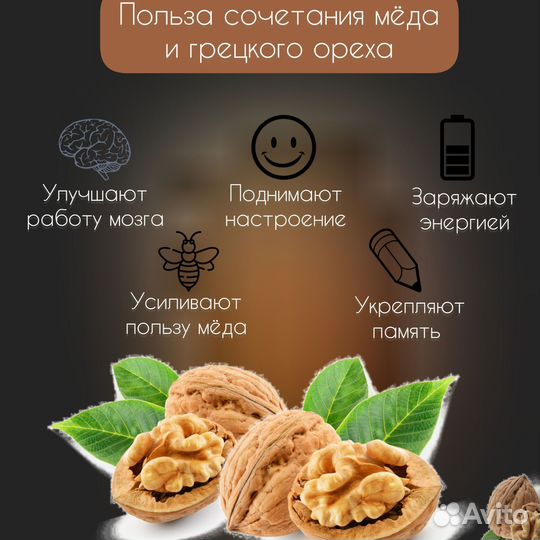 Орехи В меду грецкие