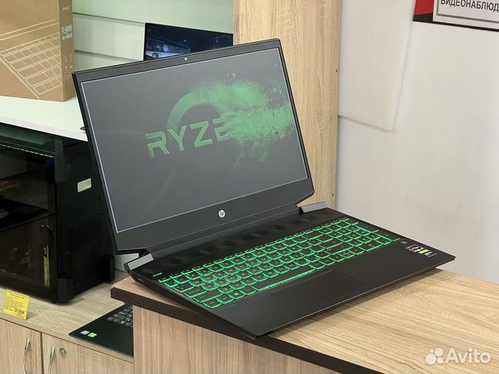 Игровой ноутбук HP\ 6 Ядер\ Ryzen\GTX 1650 4GB\SSD