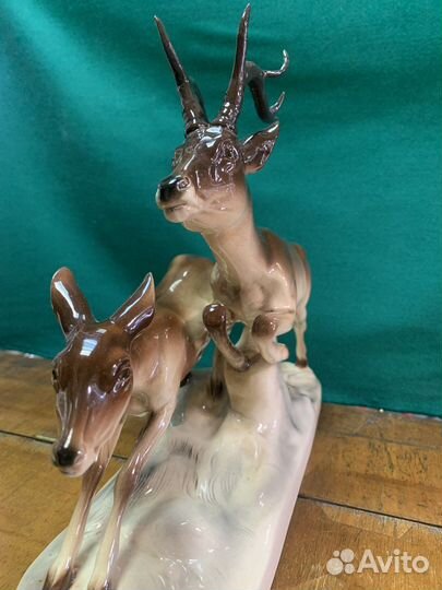 Статуэтка старый фарфор. Германия