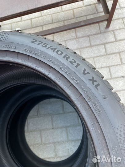 Continental ContiWinterContact TS 860S 275/40 R21 и 315/35 R21 107V