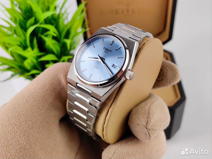 Часы женские tissot prx сапфир seico blue