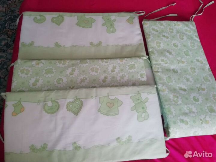 Бортики в детскую кроватку