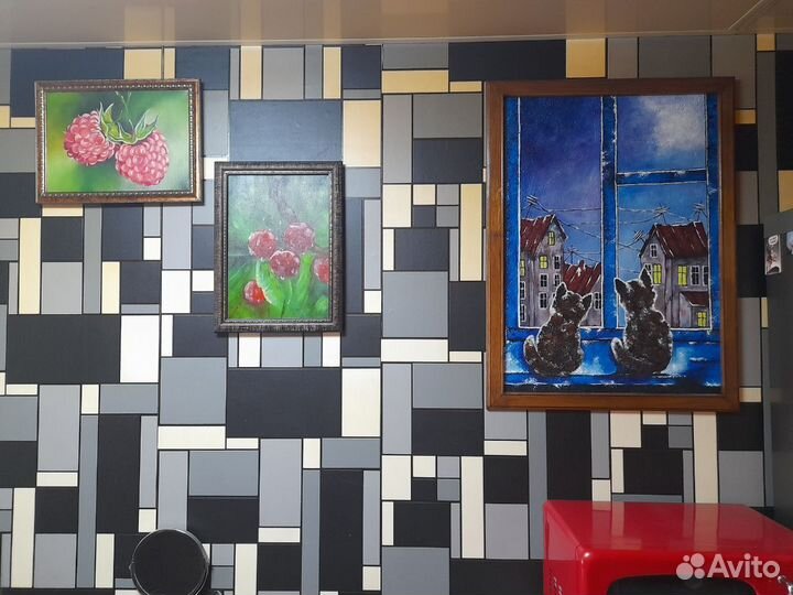 Картина,оргалит, маслом