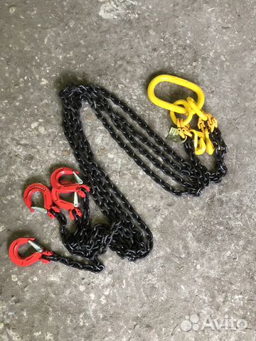 Паук строп цепной 4сц 2,5 тн. / 2 м. + укор