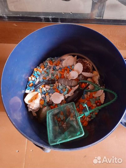 Аквариум 80 литров и грунт