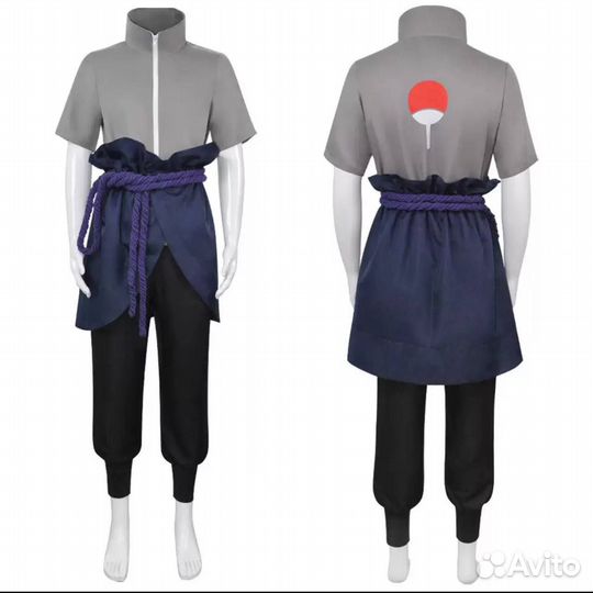 Костюм для косплея аниме Наруто Учиха