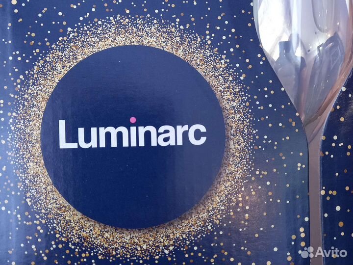 Фужеры бокалы люминарк для шампанского