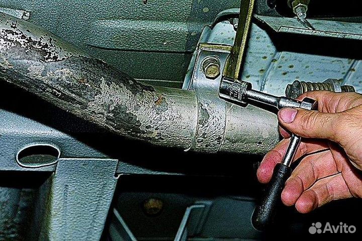 Замена трубы глушит. Kia Ceed 2010-2012