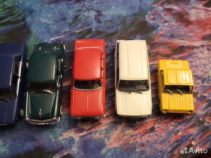 DeAgostini 1:43 модели машин Легенды СССР 8 штук