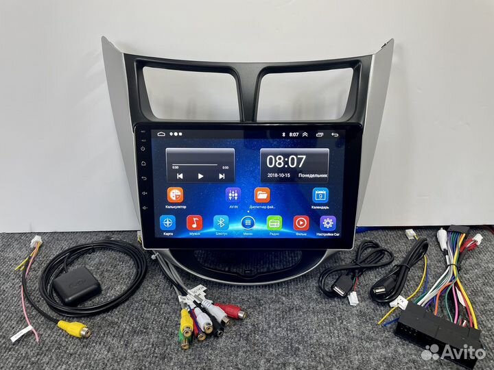 Магнитола Hyundai Solaris 1 android