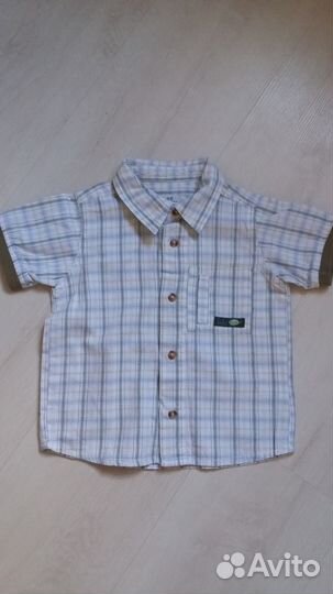 Рубашки для детского сада, рост 74, 80, 98