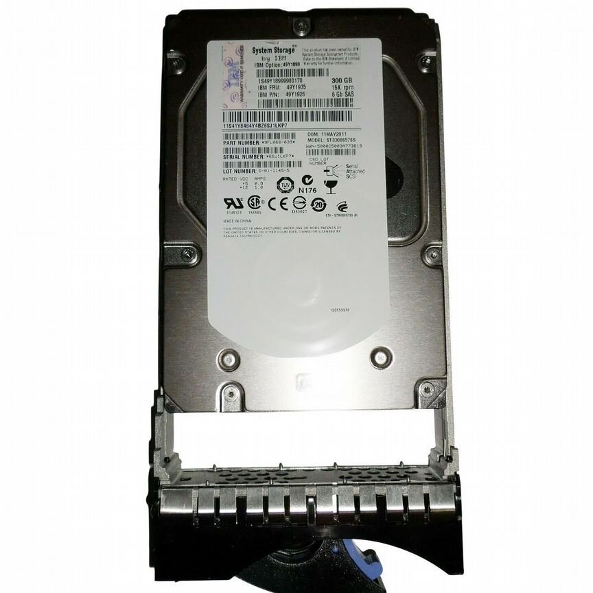[49Y1935] Жесткий Диск Ibm 300gb Sas 3,5" Hdd 49y1935