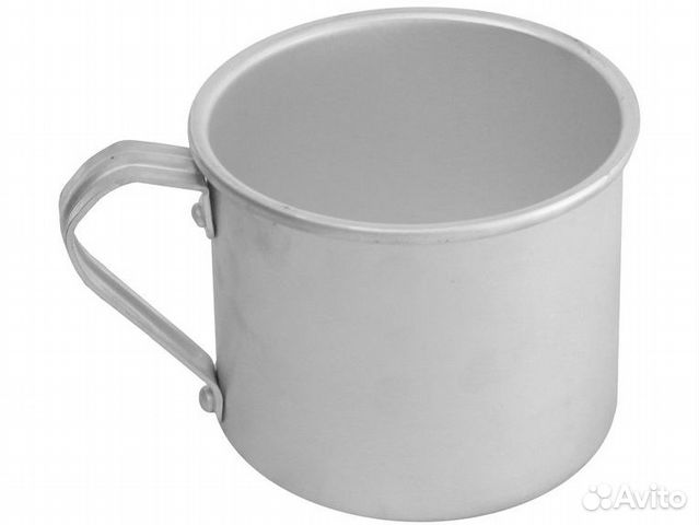 Кружка походная армейская алюминиевая военная