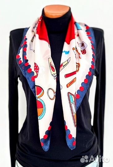 Платок винтажный шелковый. Италия