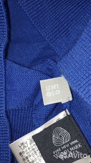 Кофта с капюшоном женская Uniqlo m шерсть merino