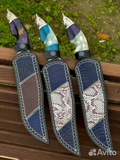 Нож из дамасской стали