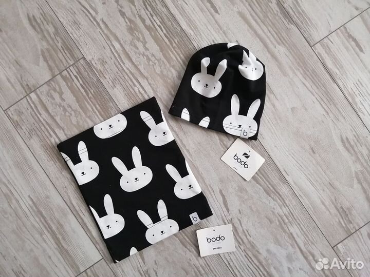 Шапка трикотажная и снуд Bodo