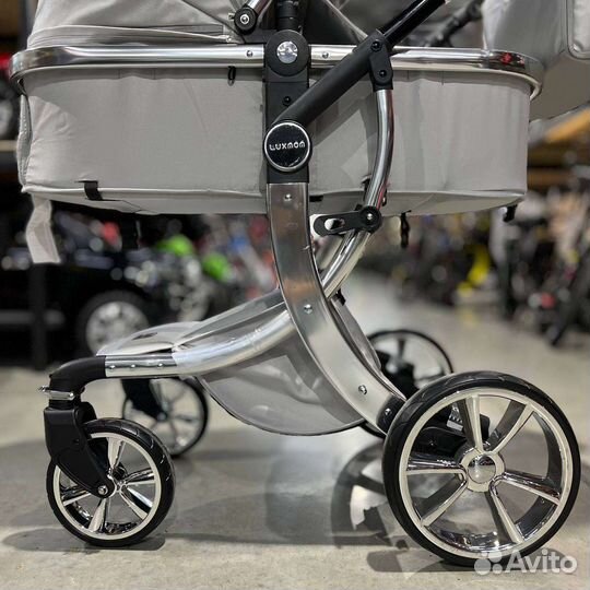 Коляска 3в1 Новая высшего класса (Кожа)