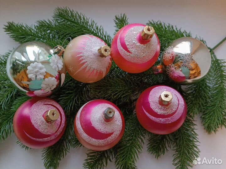 Елочные игрушки СССР лотом
