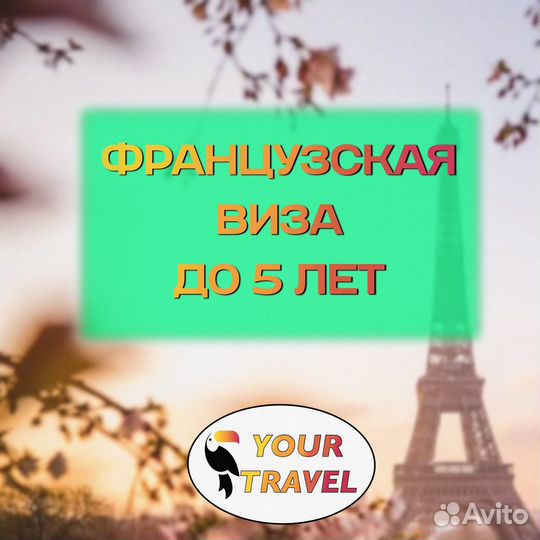 Французская виза до 5 лет