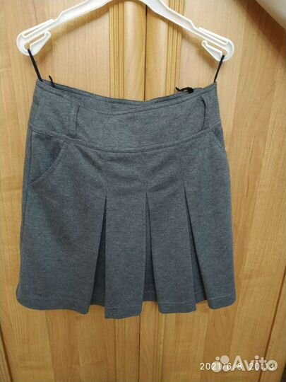 Школьная форма серая для девочки (рост 152 см) ком