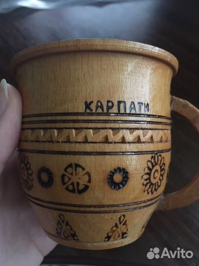 Чашка, дерево, Карпаты, СССР