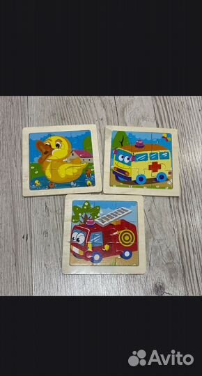 Детский пазл из дерева