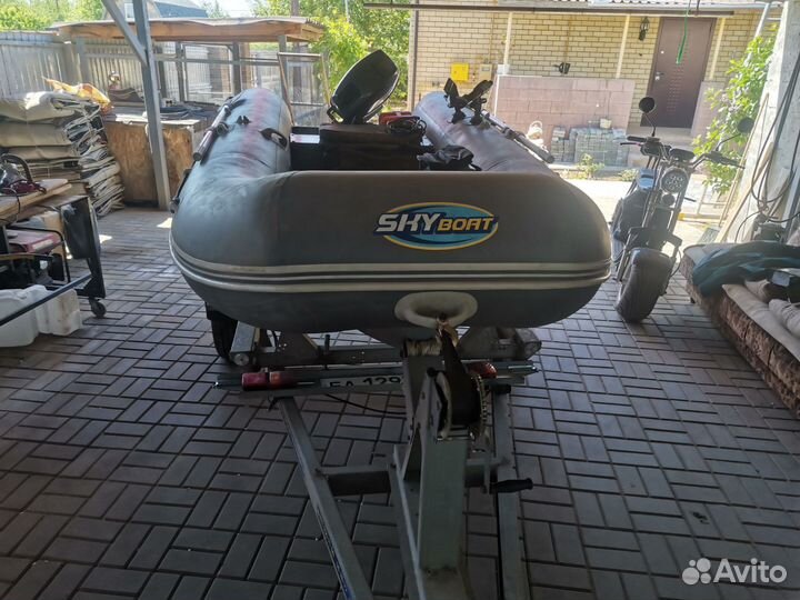 Лодка RIB SKYboat+Мотор Yamaha 9.9+ прицеп