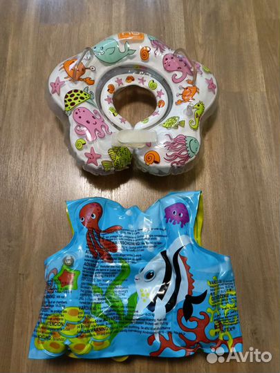 Жилет надувной и круг