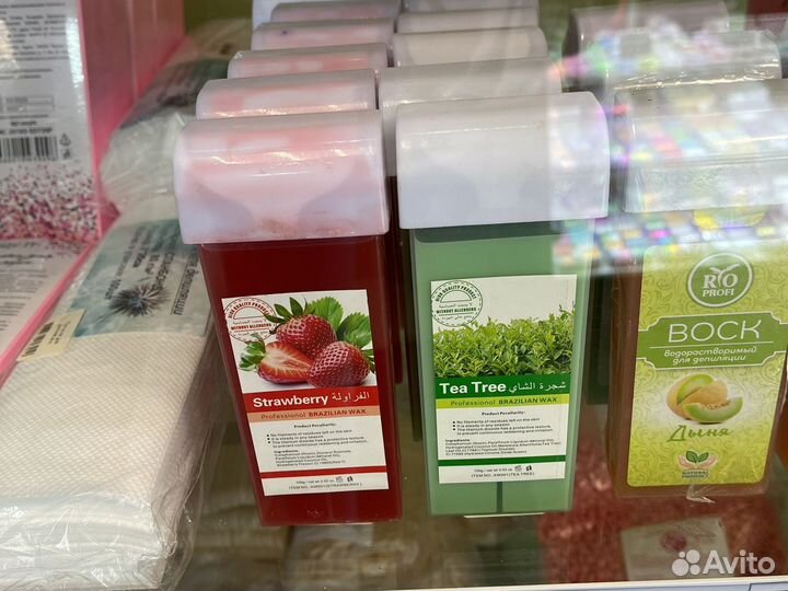 Воск картриджный клубника зелёный чай