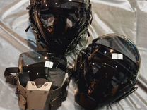 Шлем киберпанк Tech wear Сет 3 маски