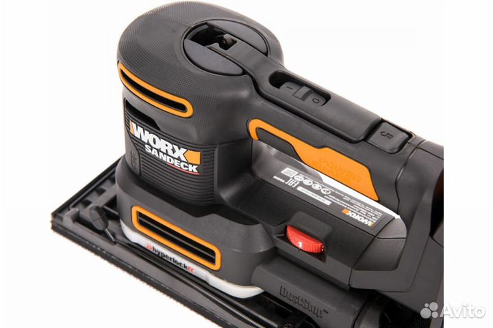 Аккумуляторная виброшлифмашина worx WX820