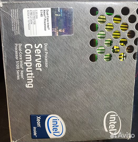 Intel Xeon 5140 с родным кулером