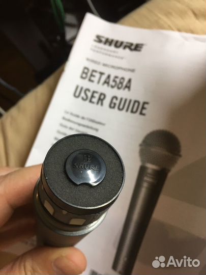 Микрофон Shure beta 58a made in Mexico