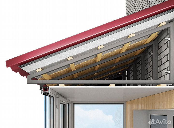 Балконная крыша