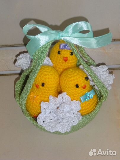 Верба в вазе, Курочка-чехол, цыплята-ручная работа