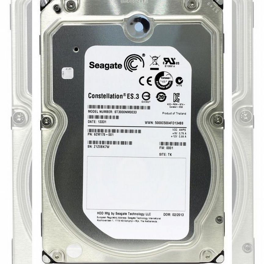 [ST3000NM0033] Жесткий Диск Seagate 3tb Sata3.5 St3000nm0033