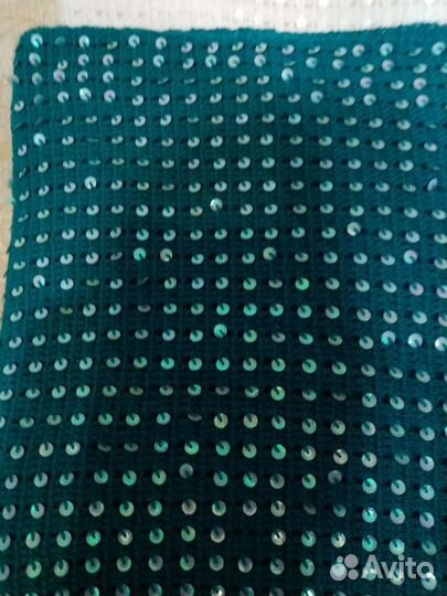 Шарф с пайетками