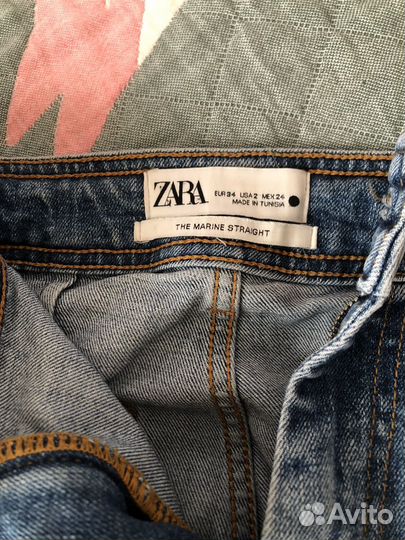 Джинсы zara размер 34