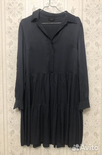 Вечернее платье тёмно-синее lusio xs