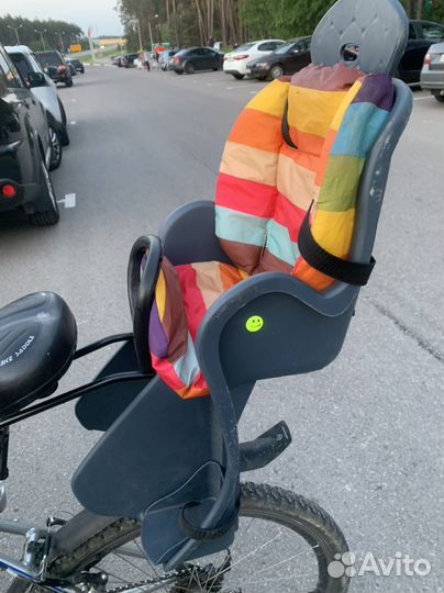 Детское велокресло заднее