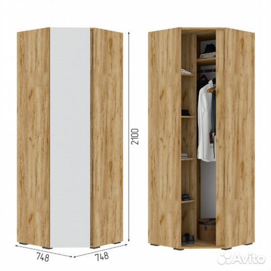 Шкаф угловой Хелен 04