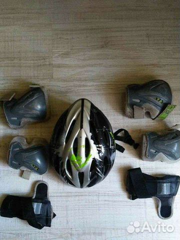 Шлем rollerblade spitfire cube 54-59 и защиту