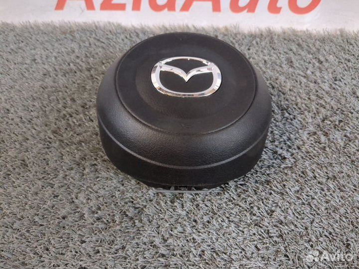 Подушка безопасности в руль передняя левая Mazda 3