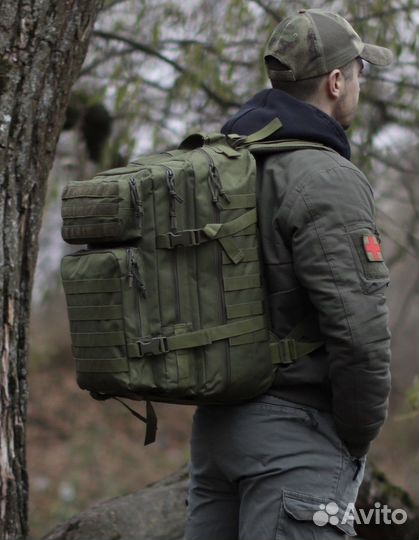 Тактический, военный рюкзак 50л