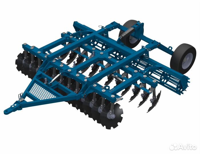 Борона дисковая полуприцепная двухрядная