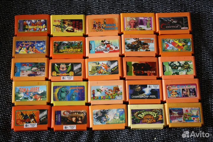 Картриджи для Dendy 8 bit